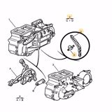 CONJUNTO PALANCA CAJA COMANDO CLIMATIZADOR
