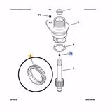 CORONA CUENTA KILOMETROS 26 DIENTES