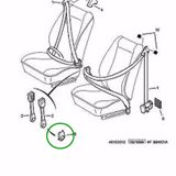 CAPUCHON HEBILLA ANCLAJE CINTURON DELANTERO