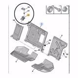 CERROJO RESPALDO BANQUTA TRASERA