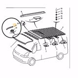 EMBELLECEDOR IZQUIERDO TECHO DELANTERO