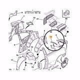 CANAL TRASERO TECHO IZQUIERDO